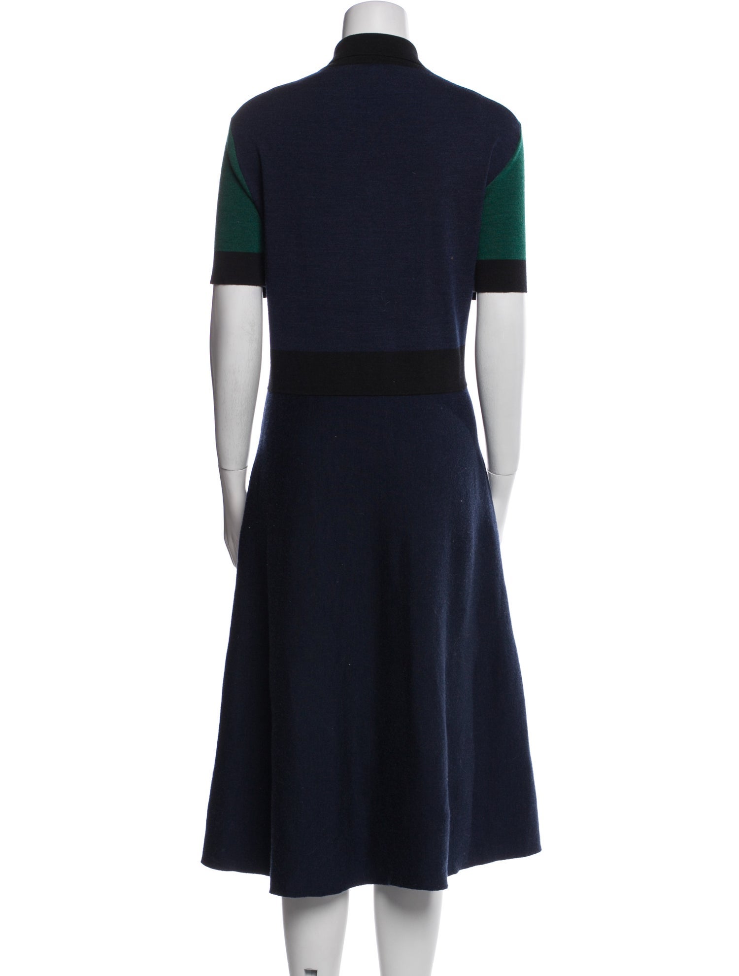 Tory Burch Crew Neck Midi Length Dress